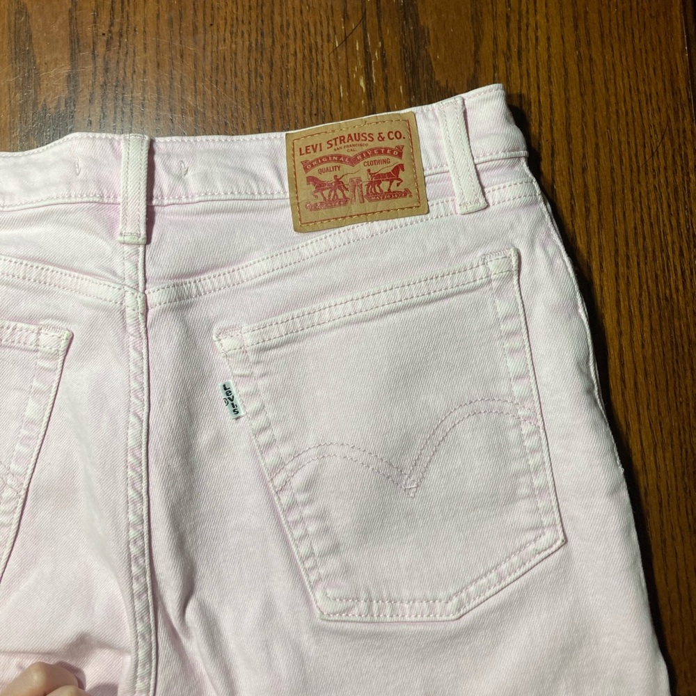 Levi's wedgie skinny distressed ankle baby pink - Picture 5 of 10